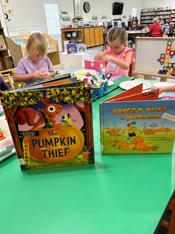 Well we found out who the pumpkin thief was and then painted our own pumpkins!