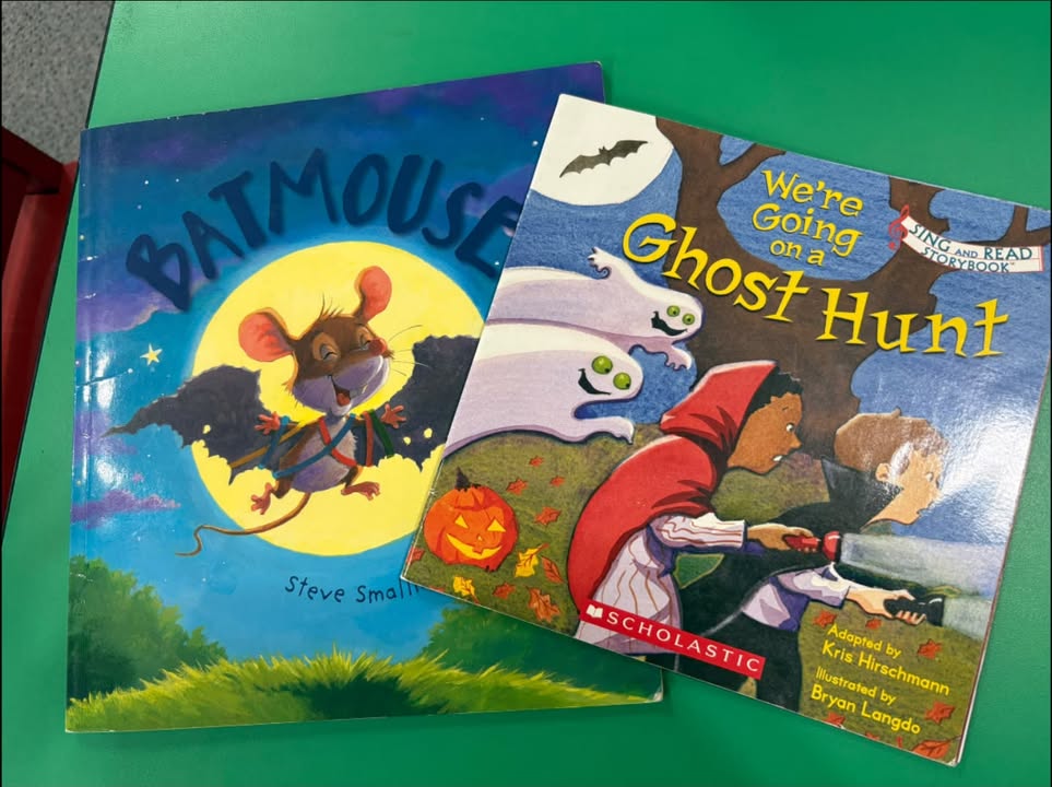 Halloween Storytime. We went on a ghost hunt through a haunted house and then decorated…